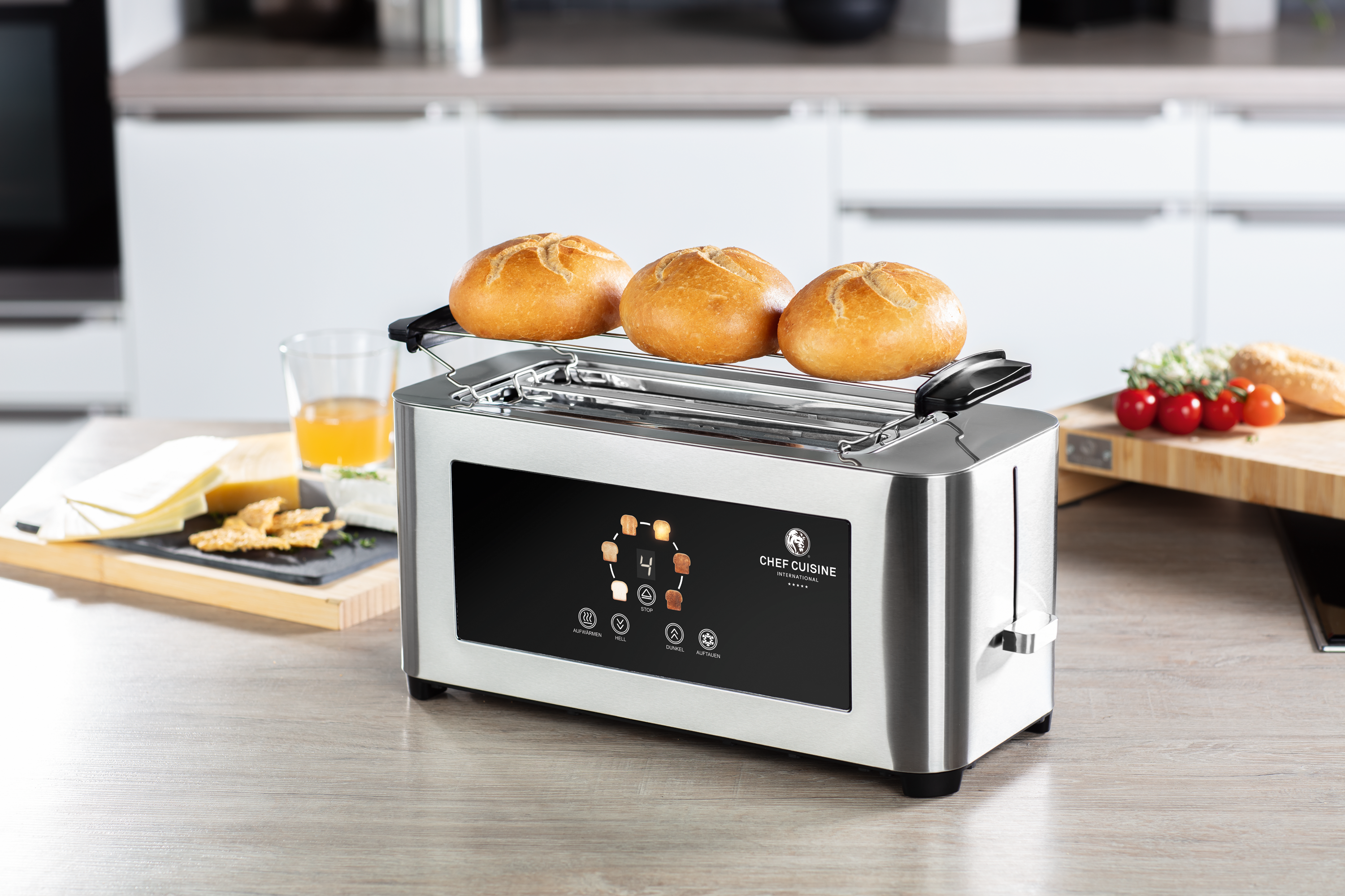 chef-cuisine-toaster-infrarot-langschlitz-toaster-4-scheiben-edelstahl image 8