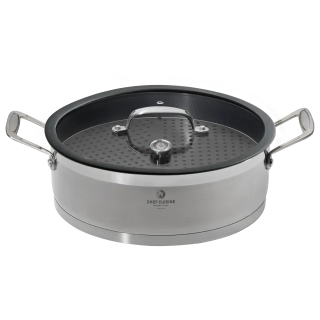 chef-cuisine-br-ter-servierpfanne-28-cm-dampfgarer-teflon image 1