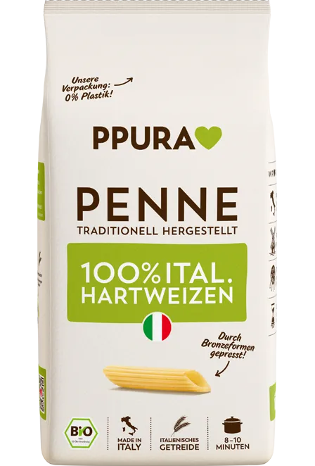 ppura-pasta-penne-hartweizen-nudeln-500-g image 1