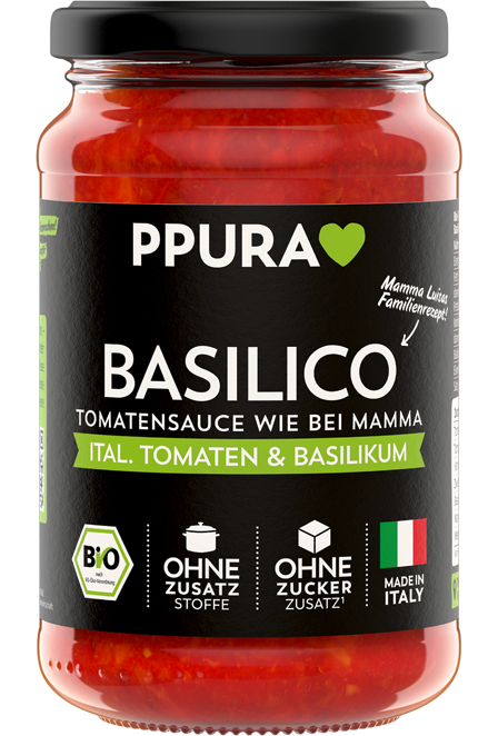 ppura-sauce-basilico-pastasauce-mit-basilikum image 1