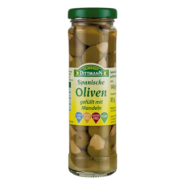 feinkost-dittmann-gr-ne-oliven-mit-mandeln-gef-llt-spanisch image 1