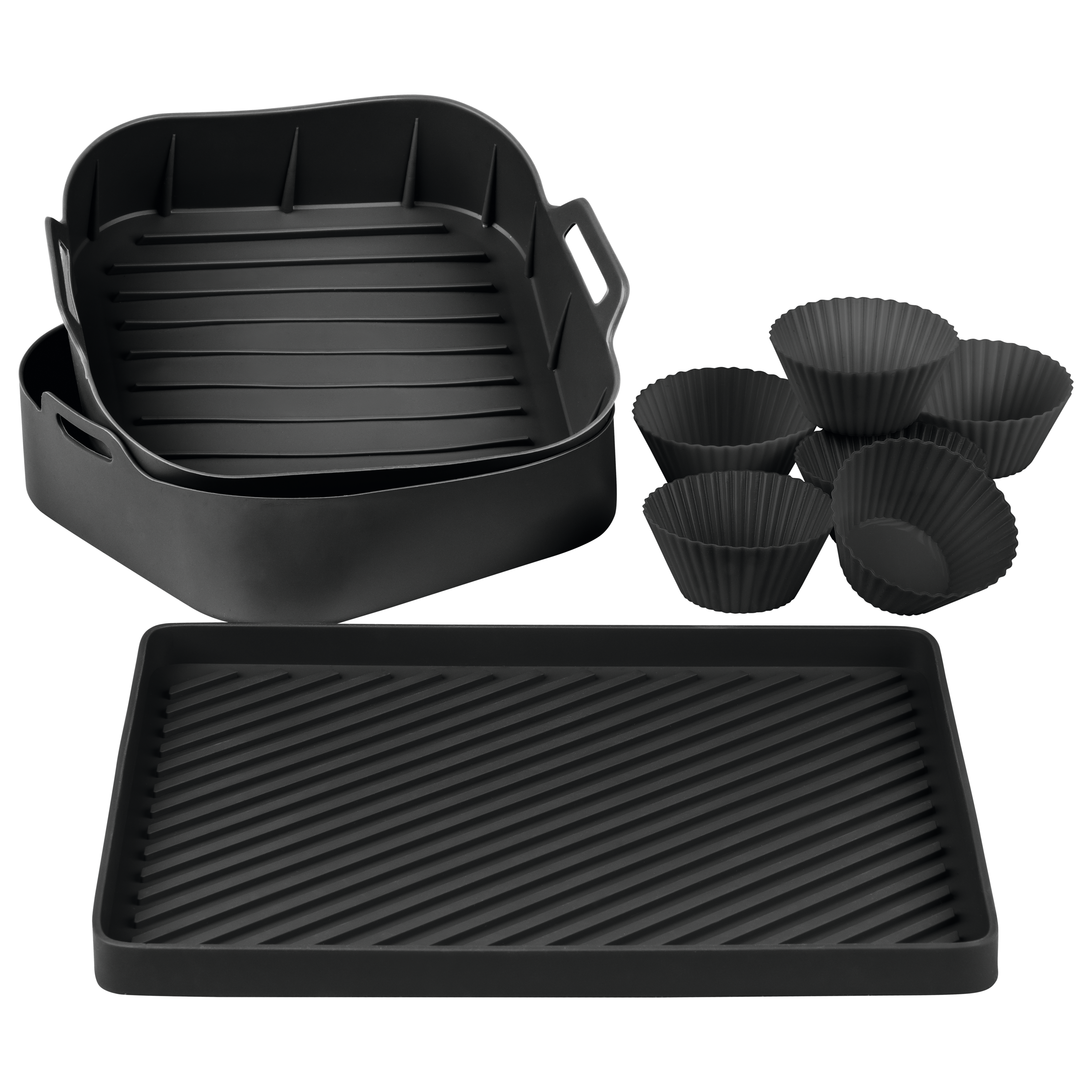 chef-cuisine-air-fryer-zubeh-rset-silikon-15-tlg-antihaftend image 1