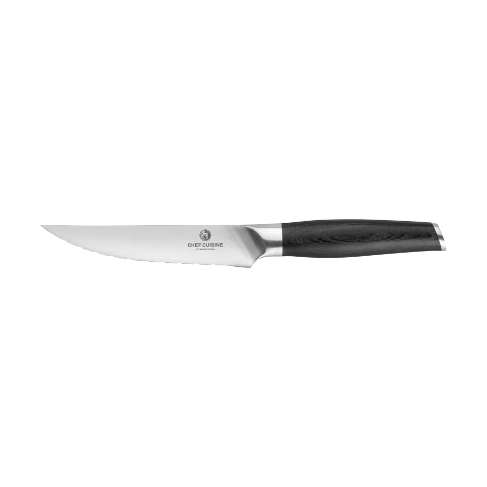 chef-cuisine-pakkaholz-steakmesser-2er-set-12-5-cm-wellenschliff image 1