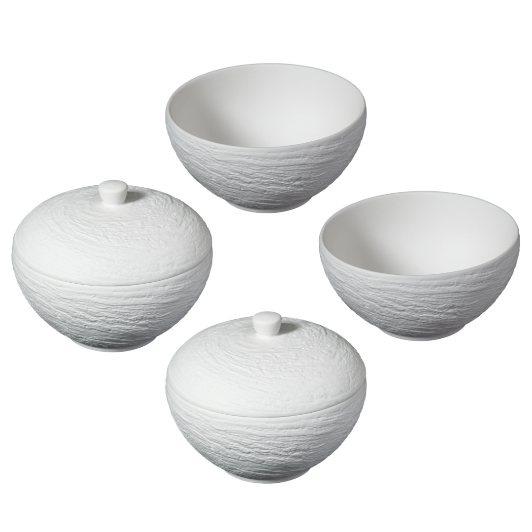 chef-cuisine-servieren-porzellan-schalen-4er-set-schieferoptik image 3