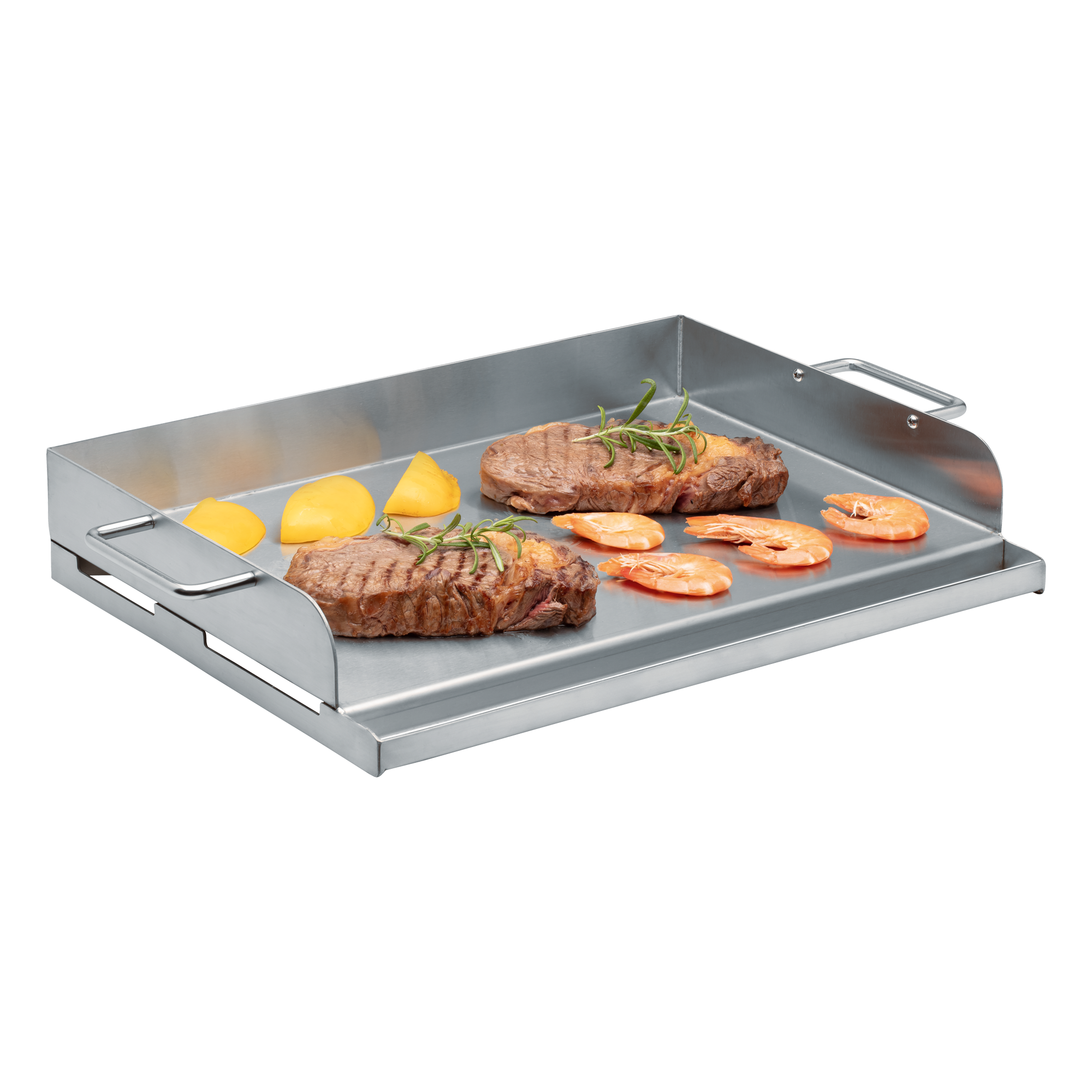 chef-cuisine-grillzubeh-r-bbq-plancha-grillplatte-edelstahl image 1