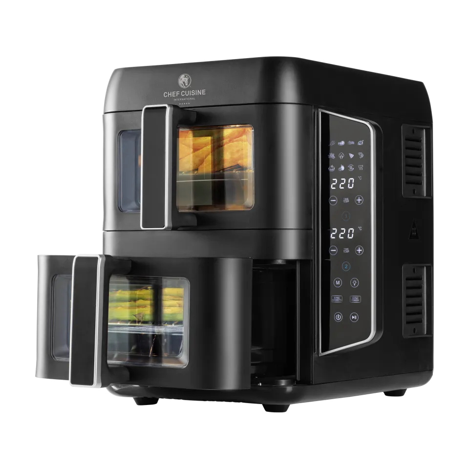 chef-cuisine-hei-luftfritteusen-air-fryer-dual-zone-9-l-sync image 1