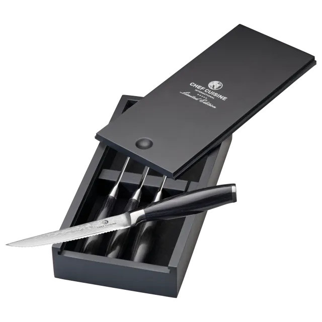 chef-cuisine-damast-steakmesser-4er-set-pakkaholzgriff-67-lagen image 1