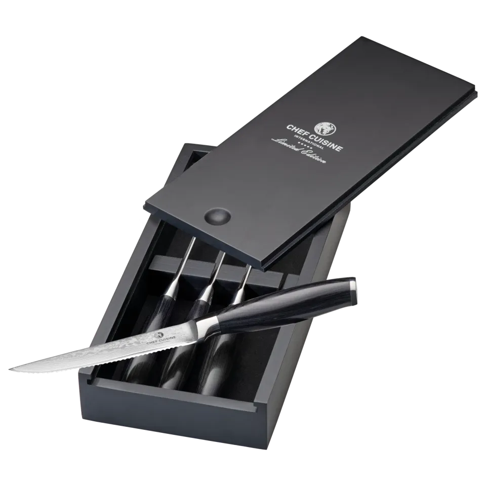 chef-cuisine-damast-steakmesser-4er-set-pakkaholzgriff-67-lagen image 1
