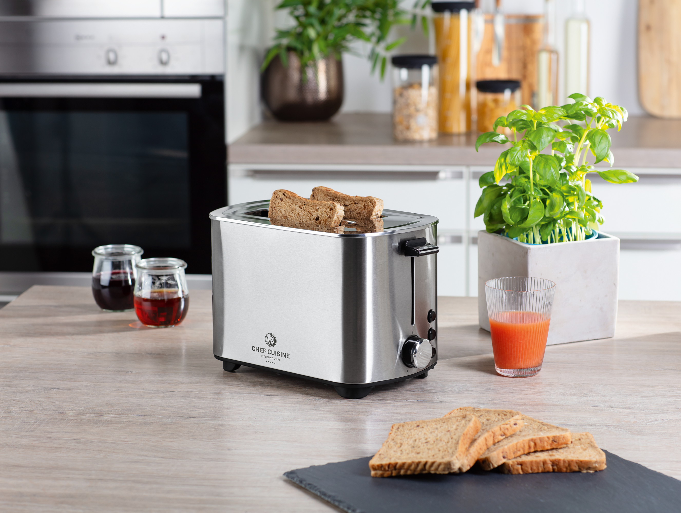 chef-cuisine-toaster-design-edelstahltoaster-2-scheiben-850w image 7