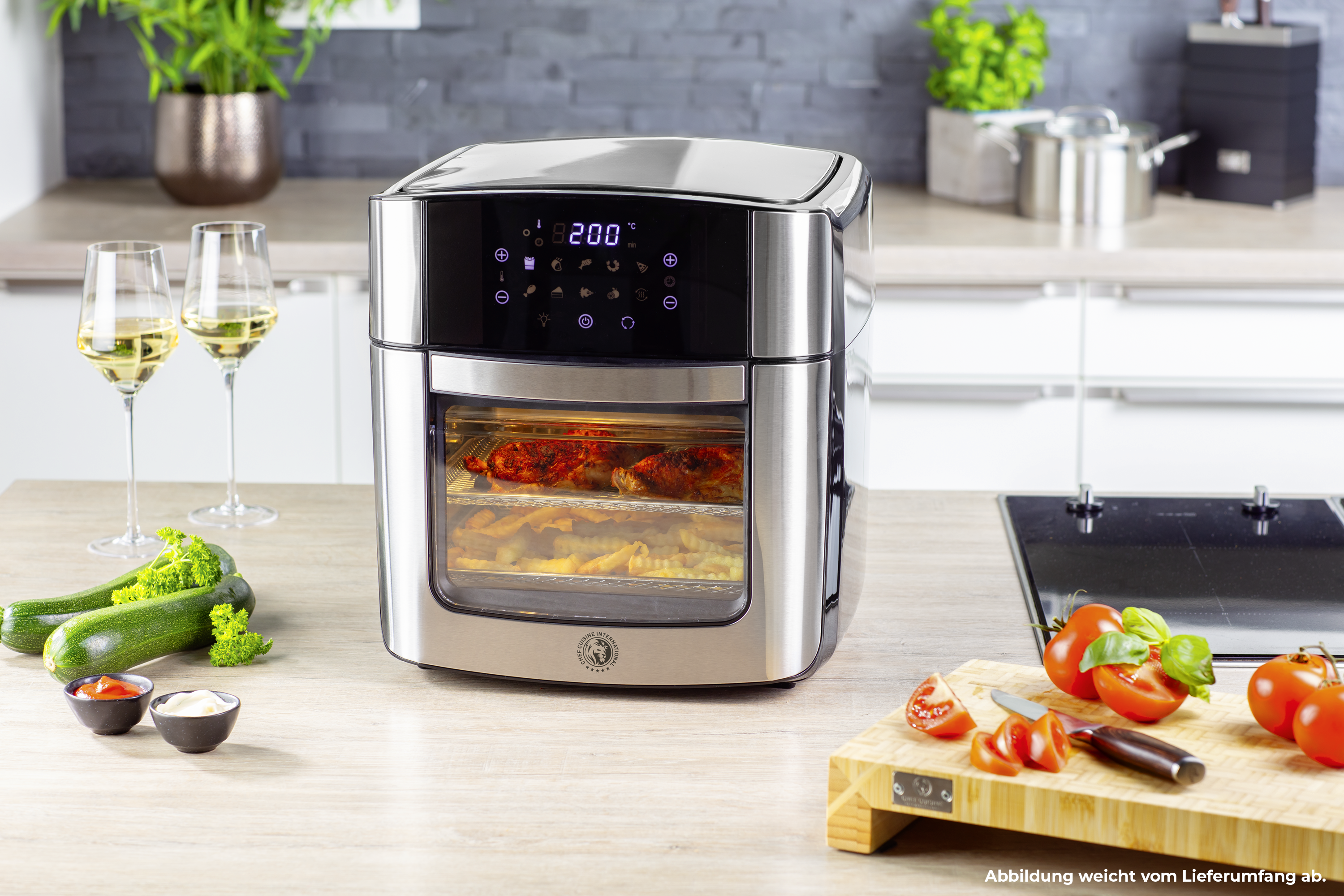 chef-cuisine-hei-luftfritteusen-air-fryer-professional-15l-10-programme image 8