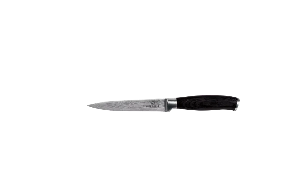 chef-cuisine-pakkaholz-allzweckmesser-pakkaholz-damast-optik image 1