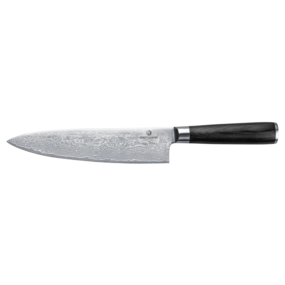 chef-cuisine-damast-chefmesser-205mm-pakkaholz-67-lagig image 1