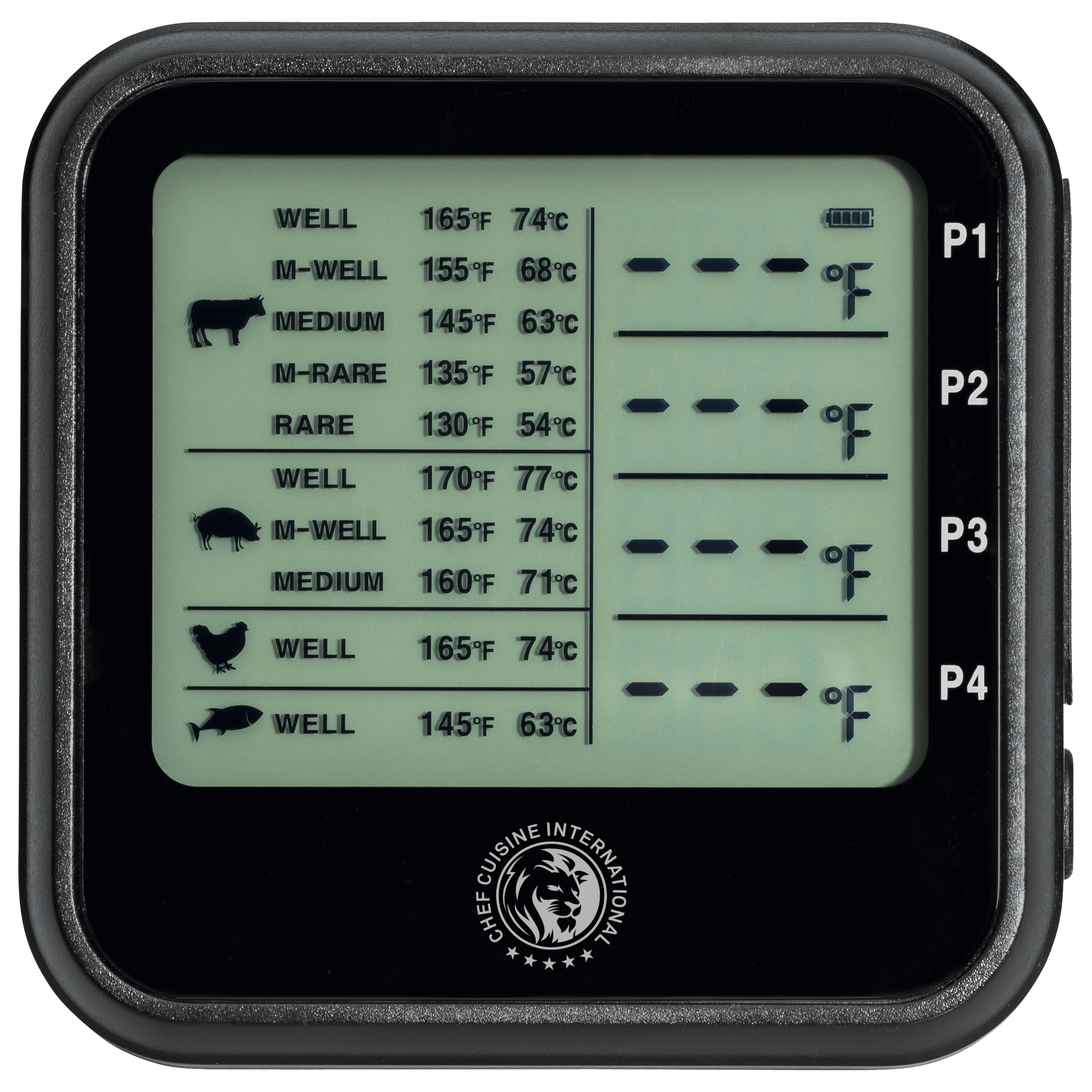 chef-cuisine-grillzubeh-r-bbq-grillthermometer-digital-4-sonden image 2