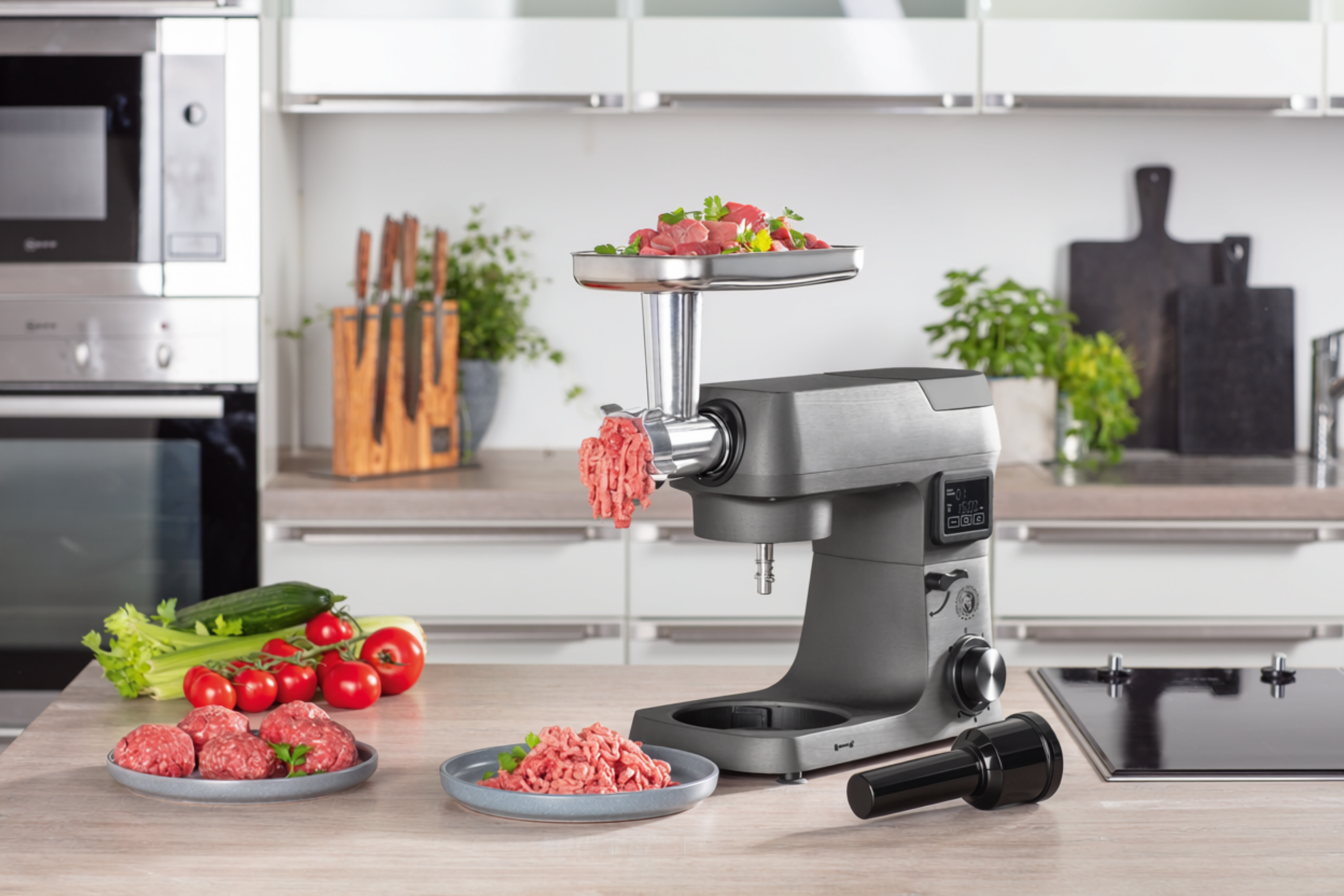 chef-cuisine-k-chenmaschine-fleischwolf-set-aufsatz-edelstahl image 6
