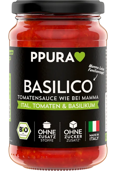 ppura-sauce-basilico-pastasauce-mit-basilikum image 1
