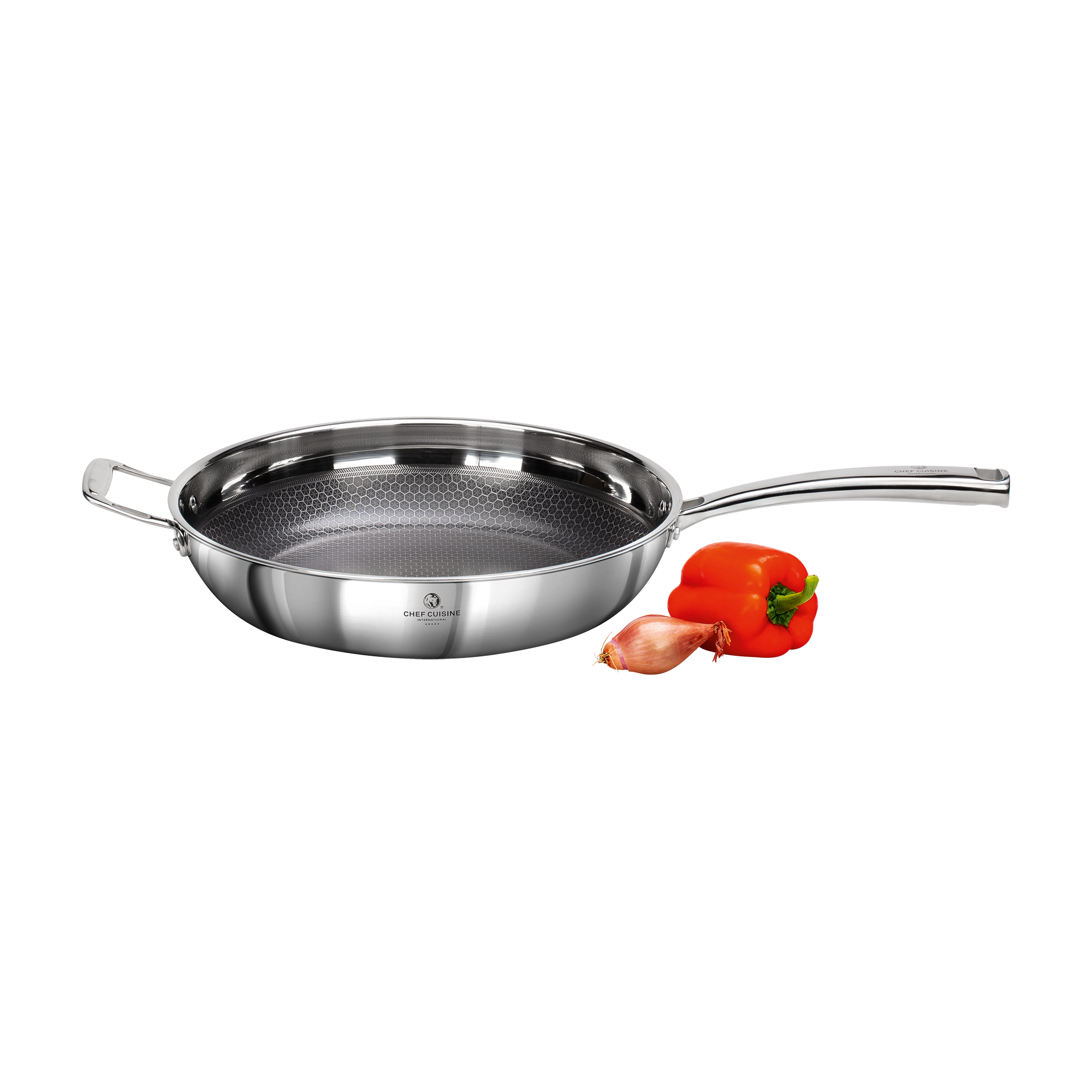 chef-cuisine-honeycomb-bratpfanne-32cm-keramik-antihaft-ohne-pfas image 1