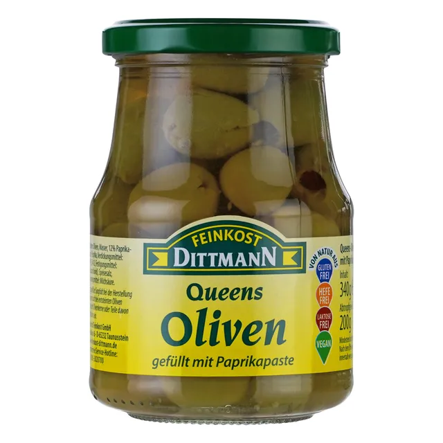 feinkost-dittmann-queens-oliven-paprikapaste-glas image 1