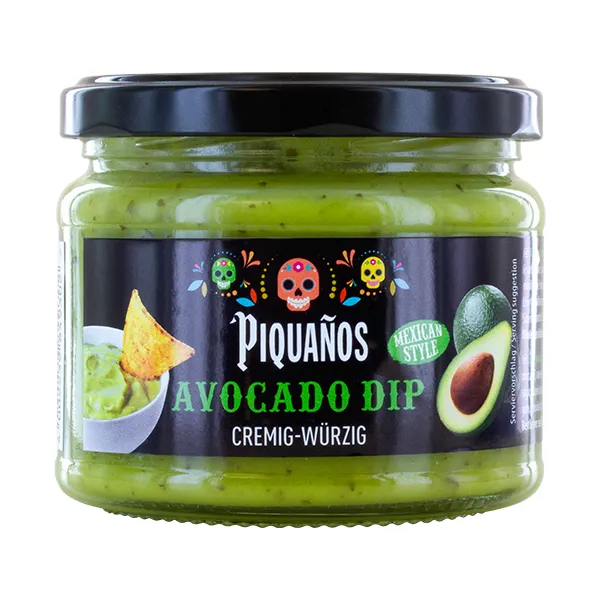 feinkost-dittmann-piqua-os-avocado-dip-cremig-mit-15-avocado image 1