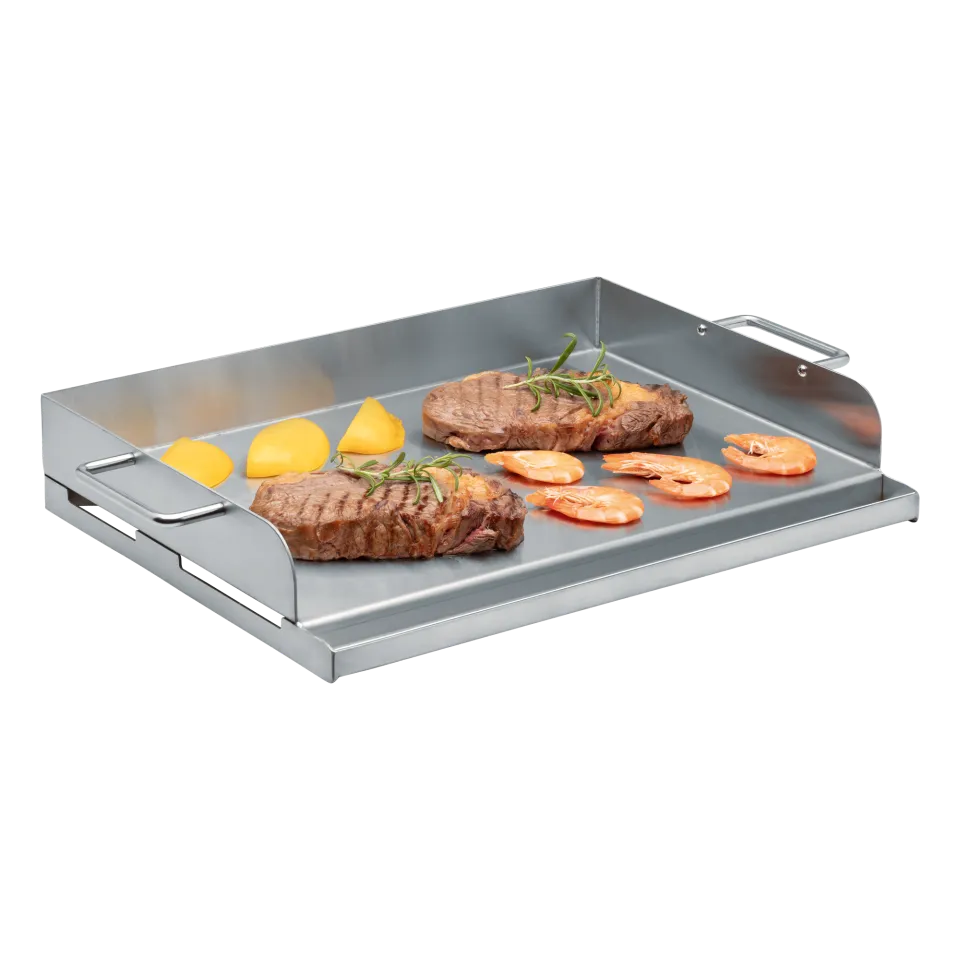 chef-cuisine-grillzubeh-r-bbq-plancha-grillplatte-edelstahl image 1