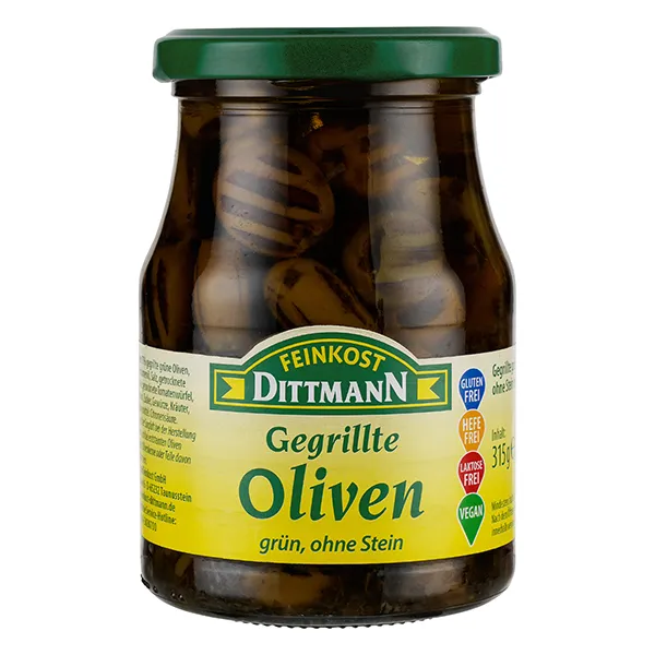 feinkost-dittmann-gegrillte-oliven-gr-n-antipasti-ohne-stein image 1
