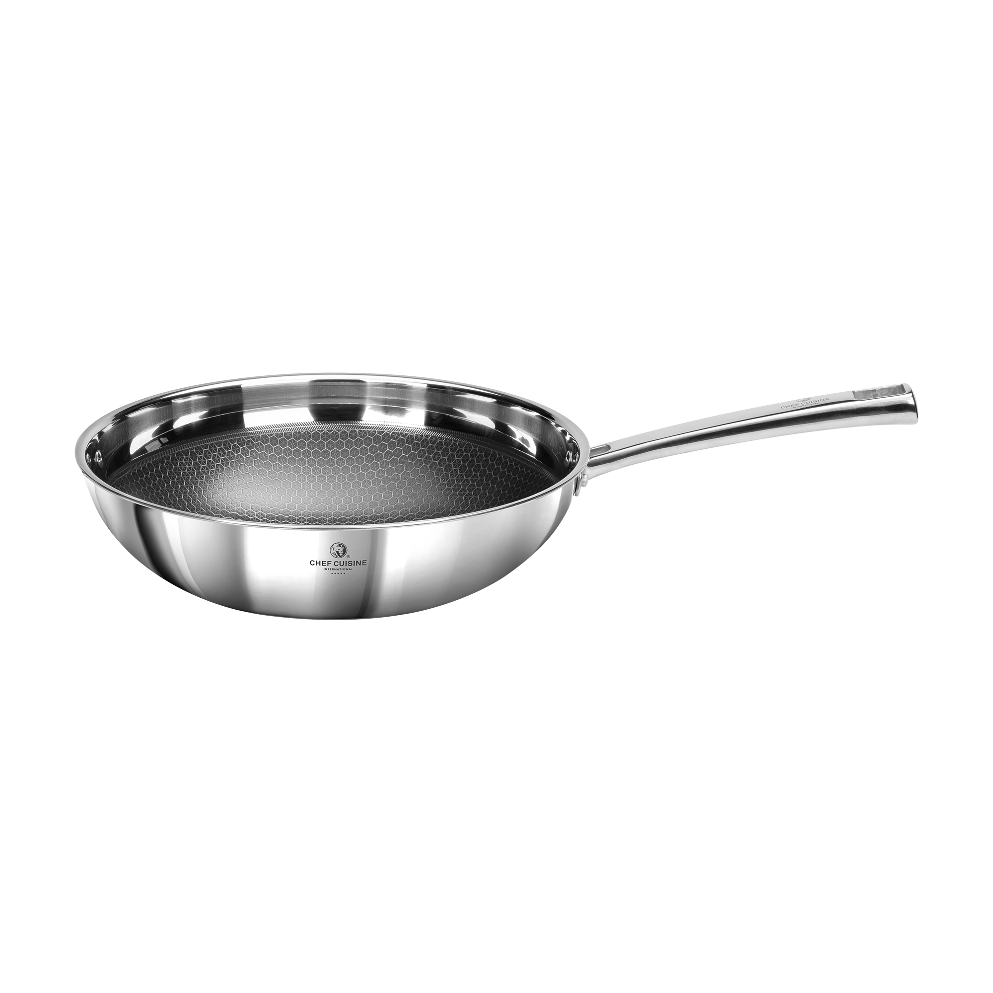 chef-cuisine-honeycomb-wok-28-cm-keramik-wokpfanne image 3