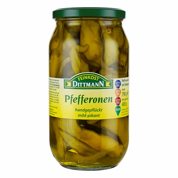 feinkost-dittmann-pfefferonen-mild-pikant-antipasti-eingelegt image 1