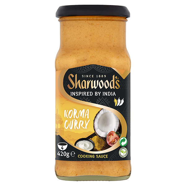 sharwood-s-korma-sauce-currysauce-mild-mit-kokosnuss image 1