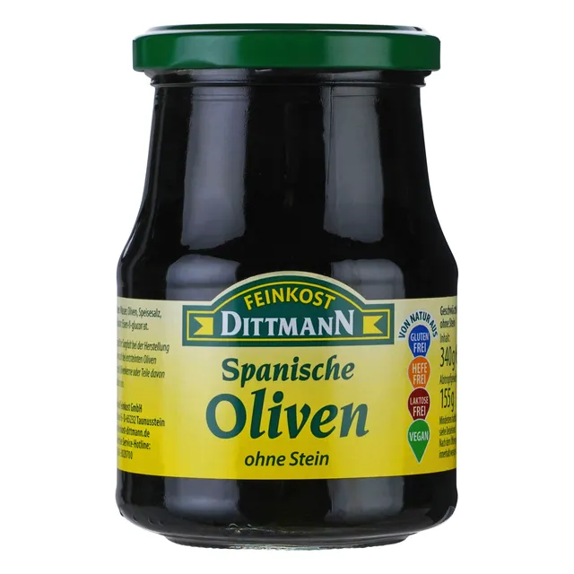 feinkost-dittmann-schwarze-spanische-oliven-ohne-stein image 1