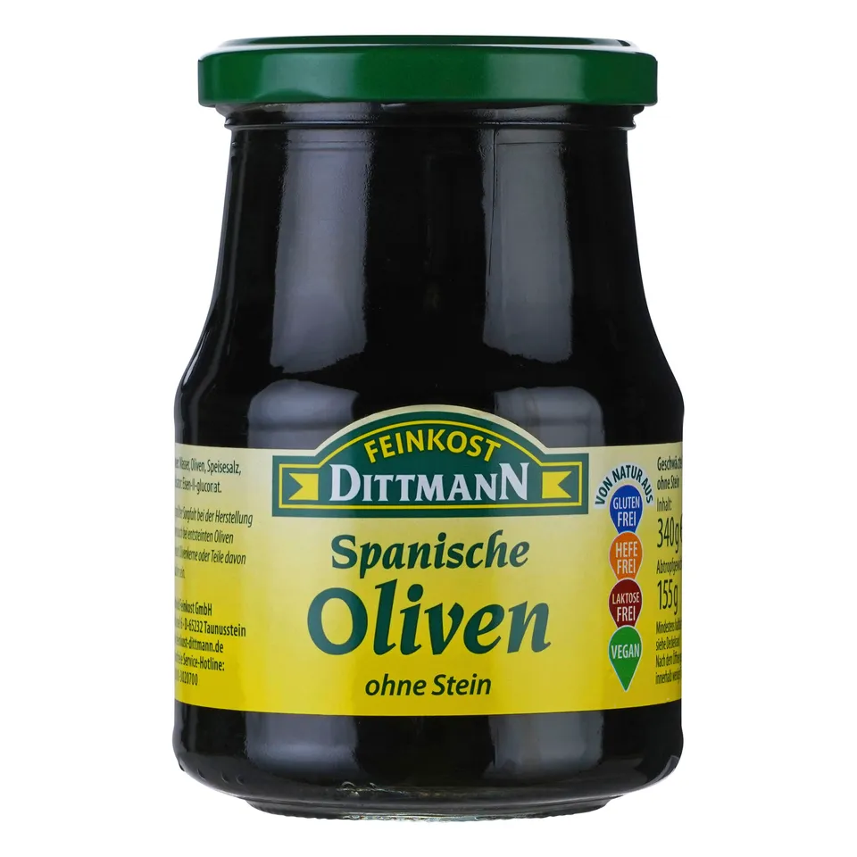 feinkost-dittmann-schwarze-spanische-oliven-ohne-stein image 1