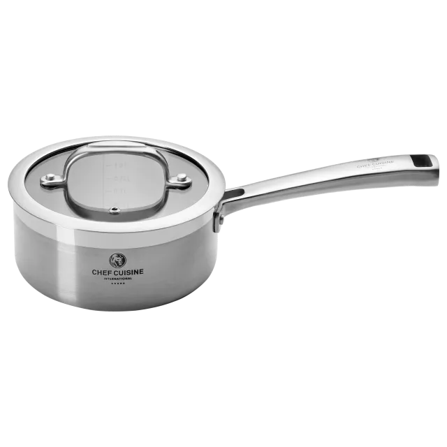 chef-cuisine-5-ply-stielkasserolle-kupferkern-16-cm-mit-deckel image 1