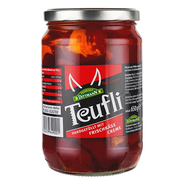 teufli-rot-gef-llte-peperoni-mit-frischk-se-scharf image 1