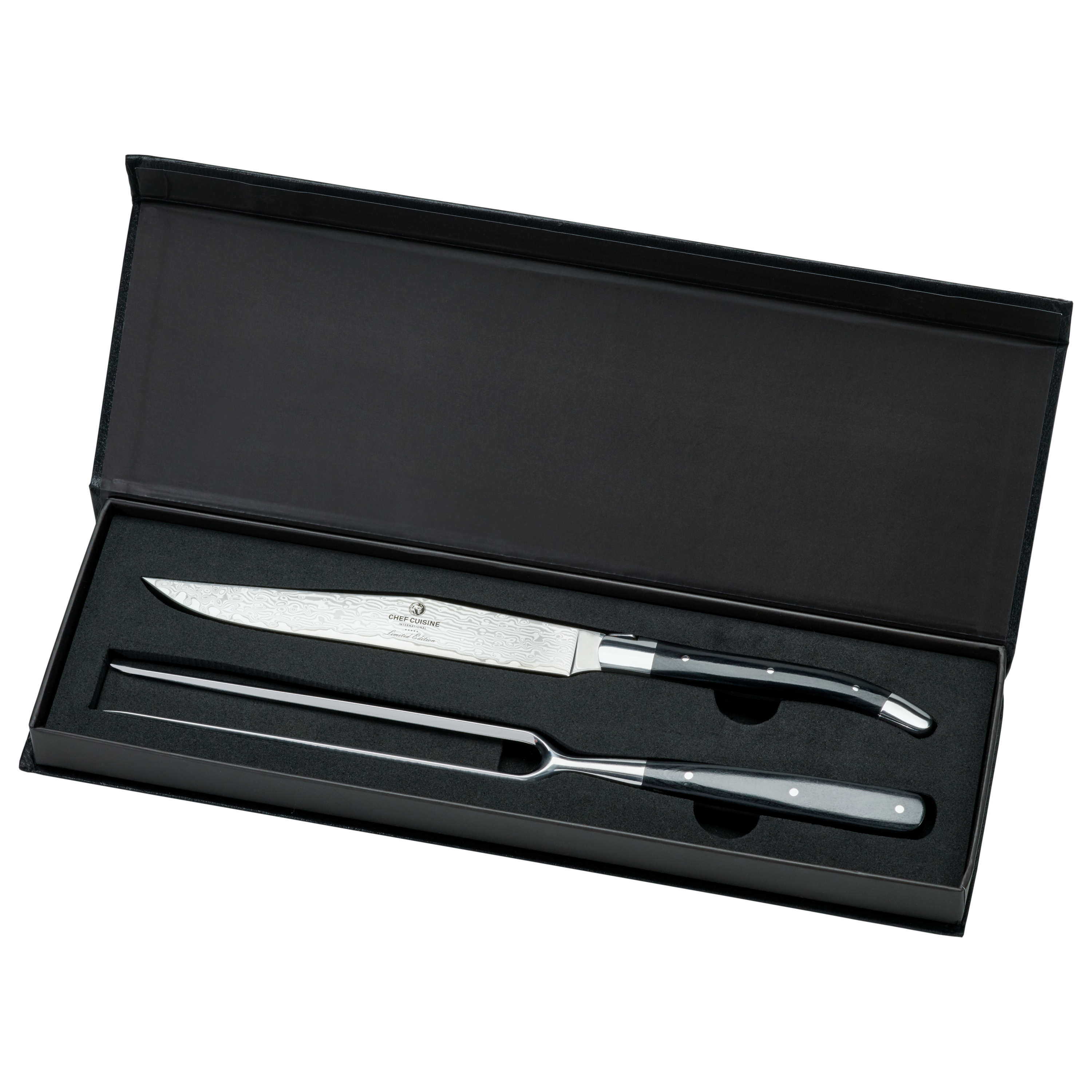 chef-cuisine-damast-tranchier-besteck-2-tlg-pakkaholz-67-lagen image 8