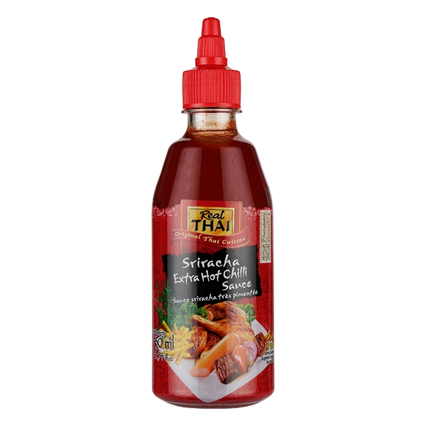 real-thai-sriracha-extra-hot-chili-sauce-sehr-scharf image 1