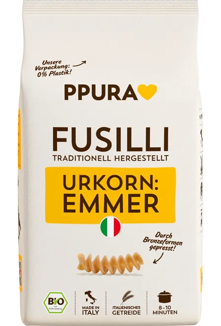ppura-pasta-fusilli-emmer-nudeln-spiralen image 1