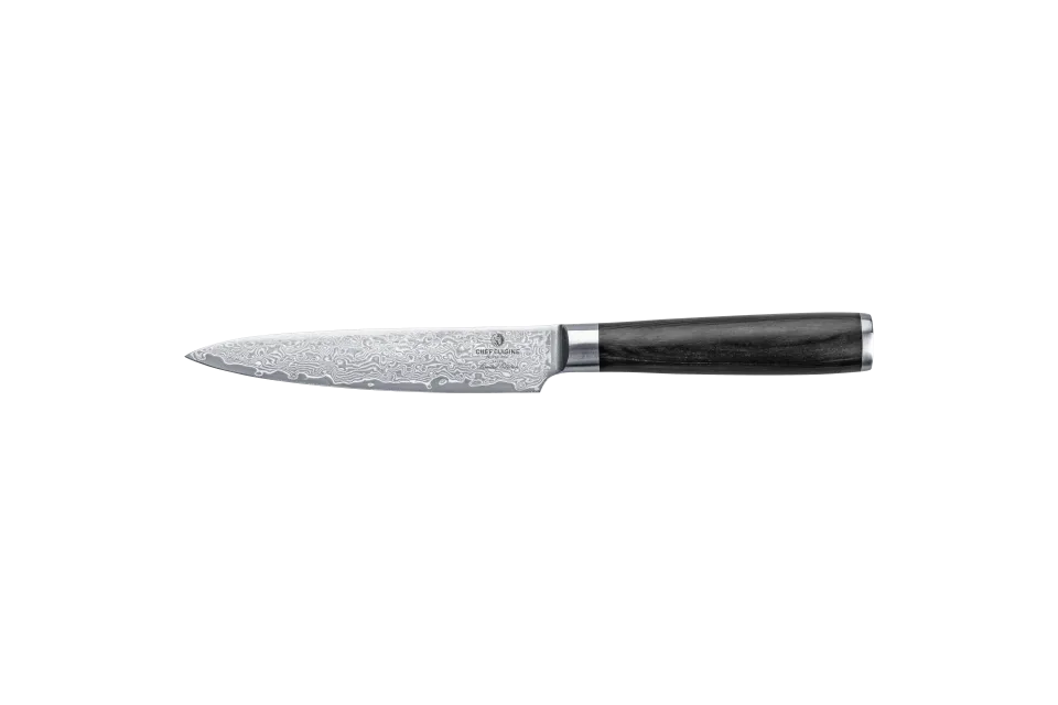 chef-cuisine-damast-allzweckmesser-limited-edition-125-mm-pakkaholz image 1