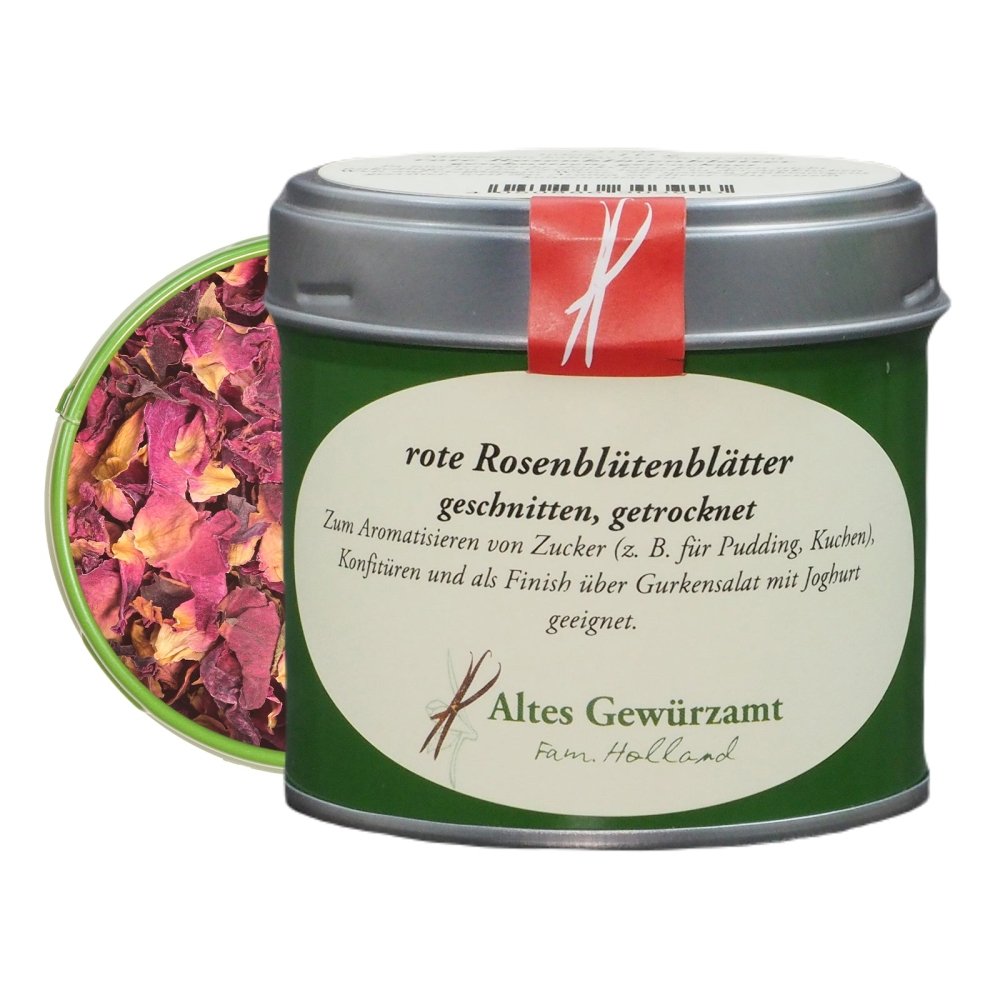 altes-gew-rzamt-rote-rosenbl-tenbl-tter-essbare-bl-ten-blumig image 1
