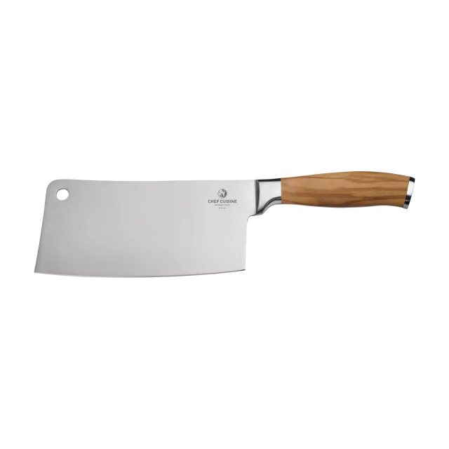 chef-cuisine-olivenholz-serie-chinesisches-kochmesser-olivenholzgriff image 1