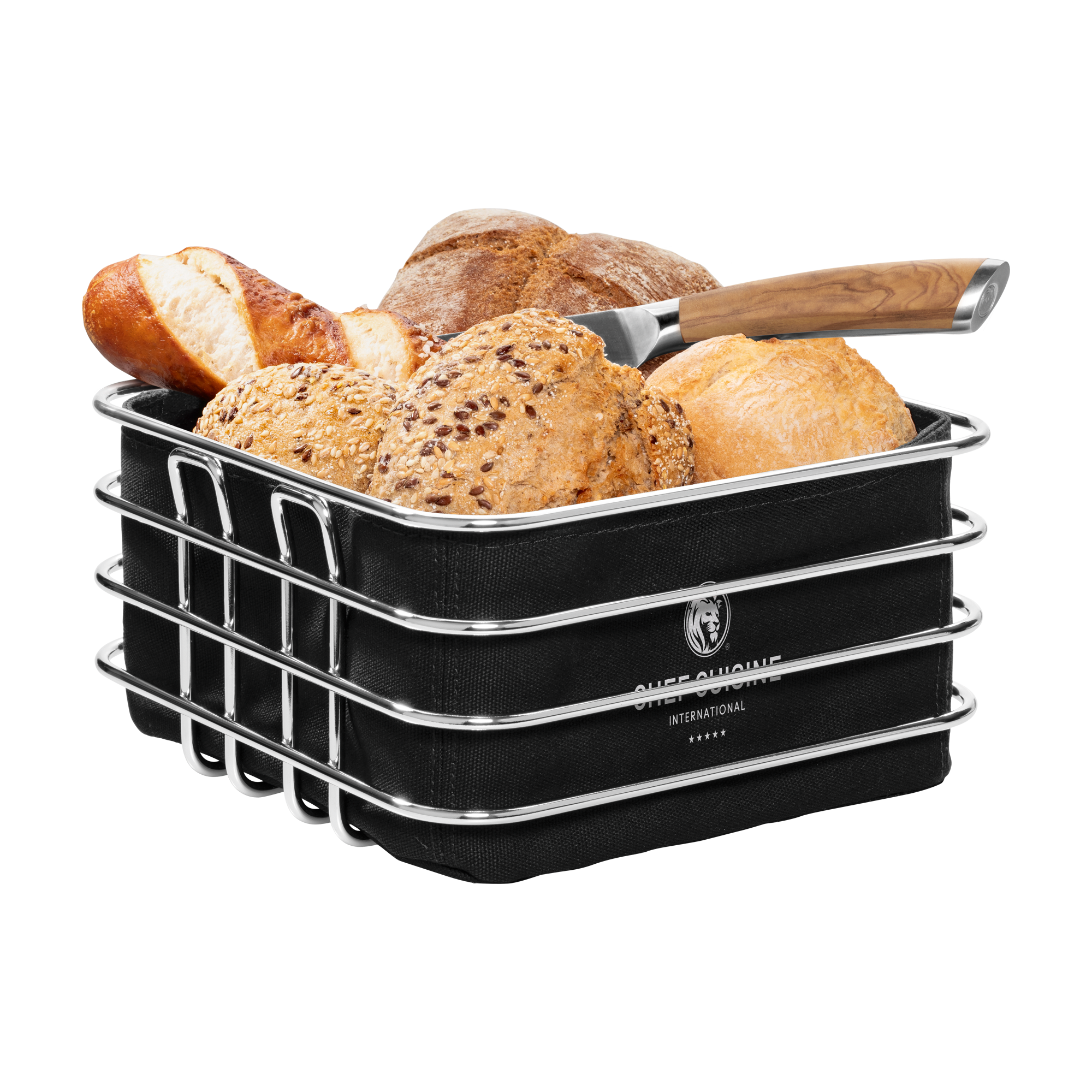 chef-cuisine-servieren-brotkorb-set-fr-hst-cksmesser-olivenholz image 3