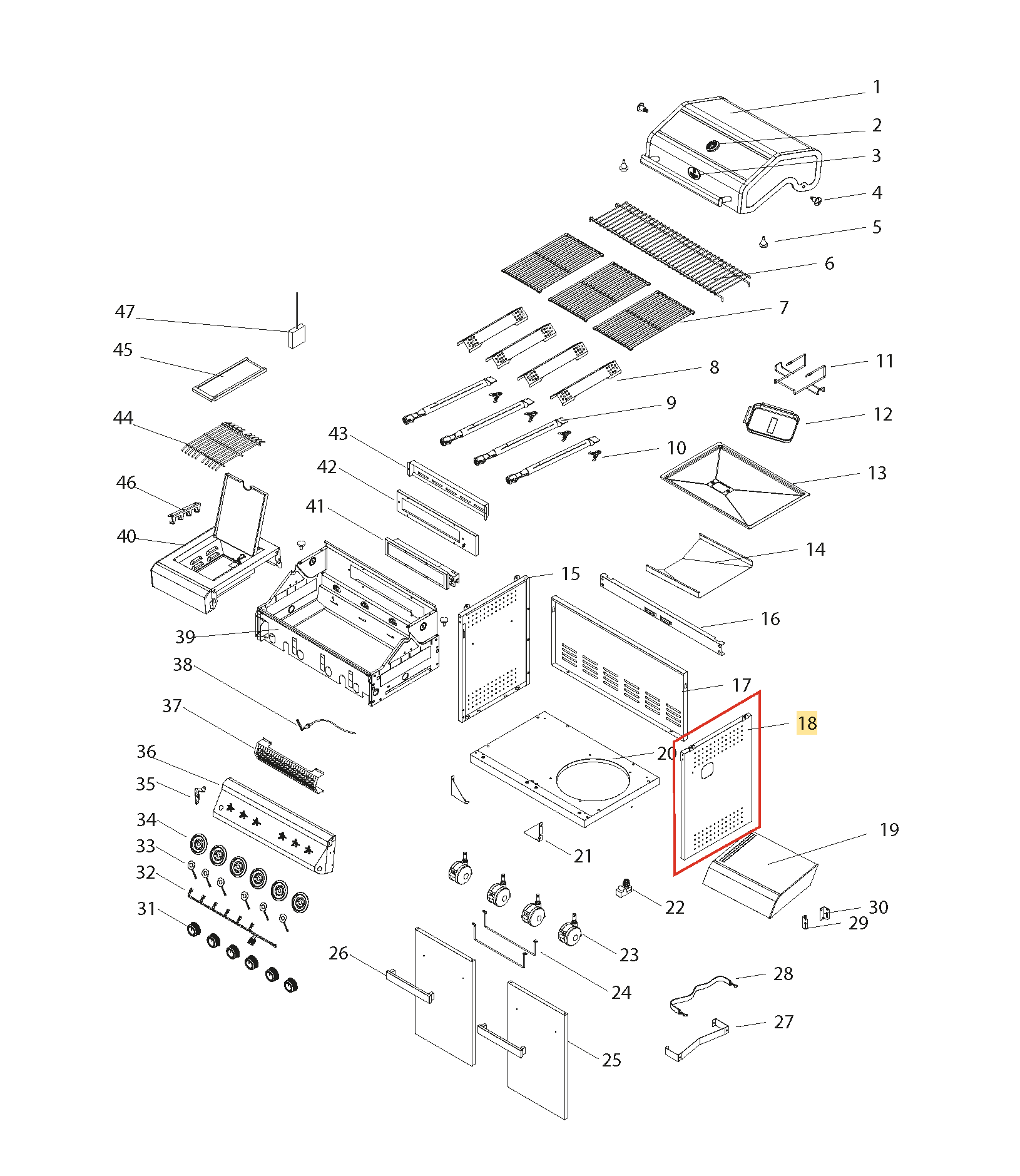chef-cuisine-grillzubeh-r-seitenwand-rechts-4320-cc-4449-cc image 1
