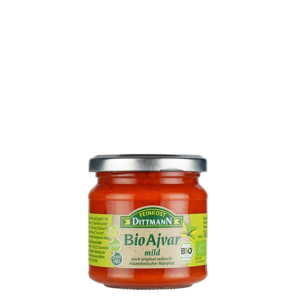 feinkost-dittmann-bio-ajvar-paprikapaste-mild image 1