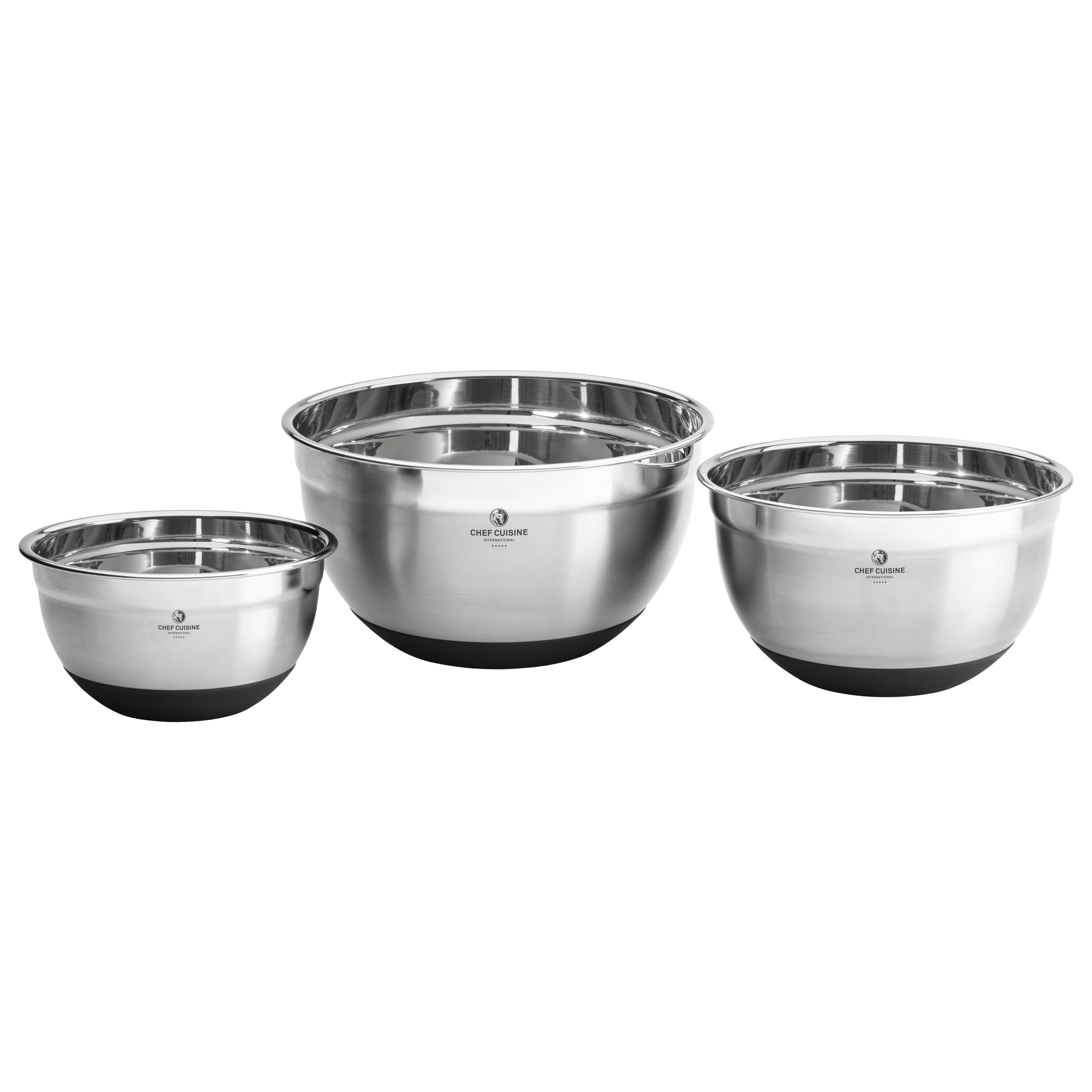 chef-cuisine-k-chenhelfer-edelstahl-sch-ssel-3er-set-mit-deckel image 2