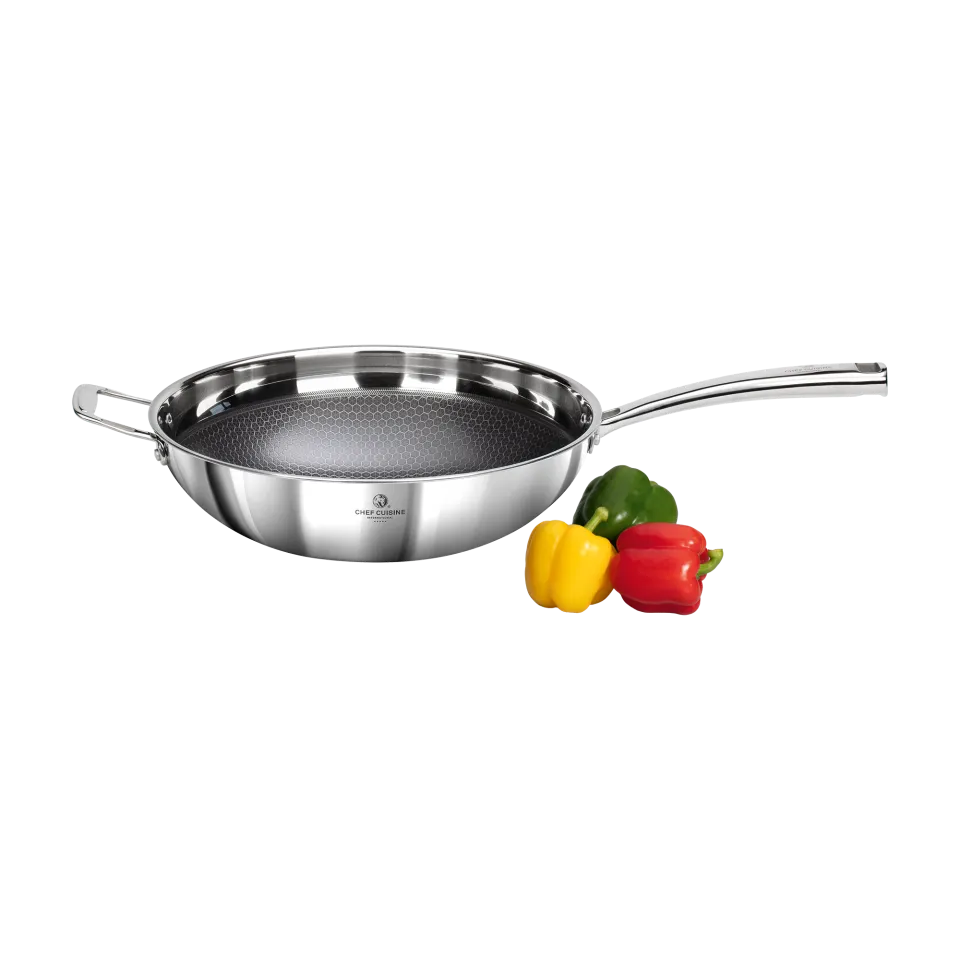 chef-cuisine-honeycomb-wok-keramik-32-cm-induktion-pfas-frei image 1
