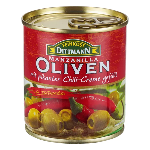feinkost-dittmann-manzanilla-oliven-chilicreme-gef-llt image 1