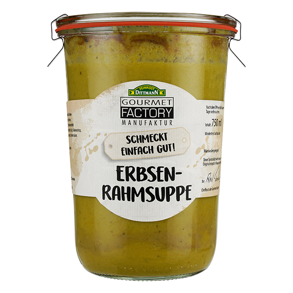 gourmet-factory-erbsenrahmsuppe-weckglas-schinken-2er-pack image 1