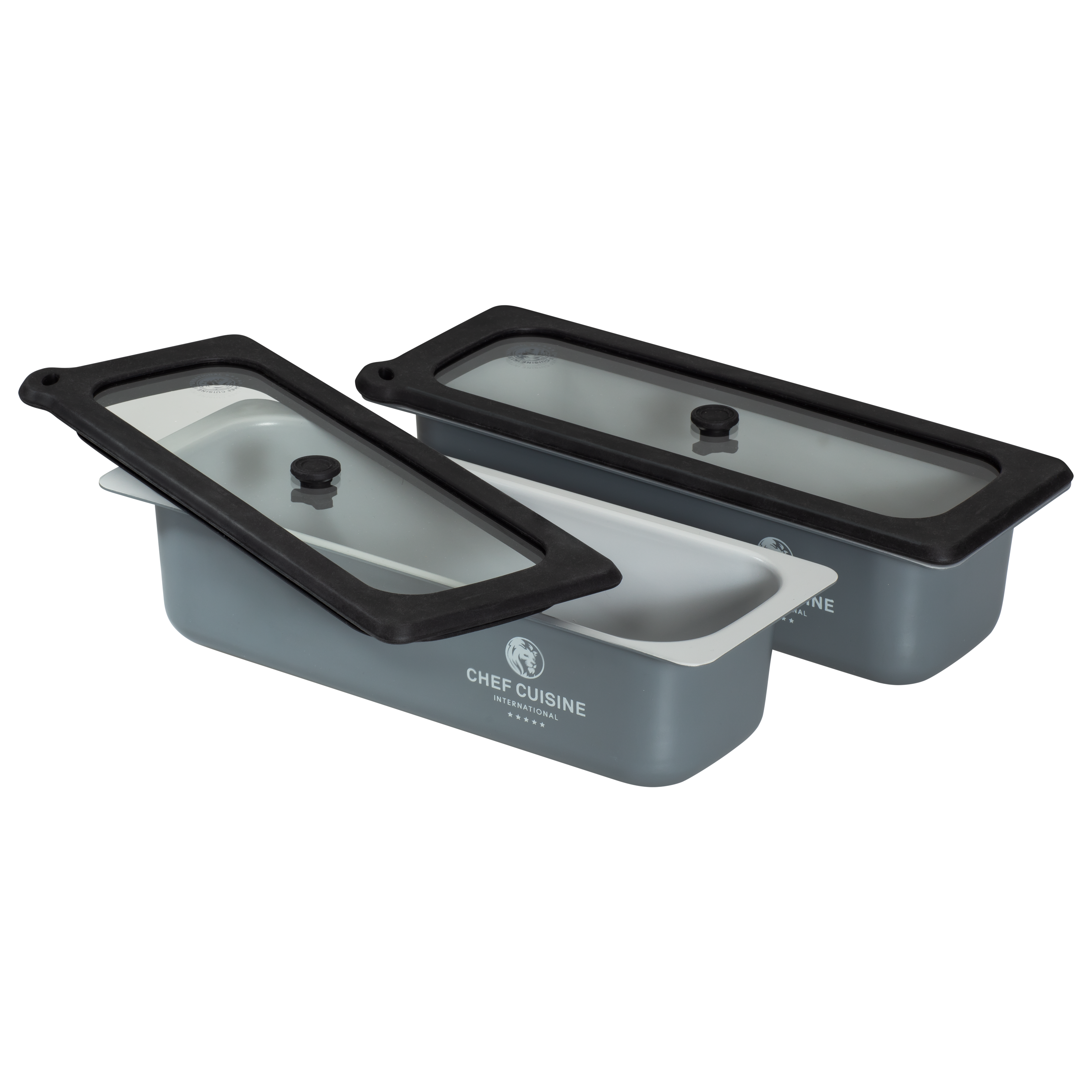 chef-cuisine-vakuum-serie-beh-lter-glasdeckel-2er-set-vakuum image 1