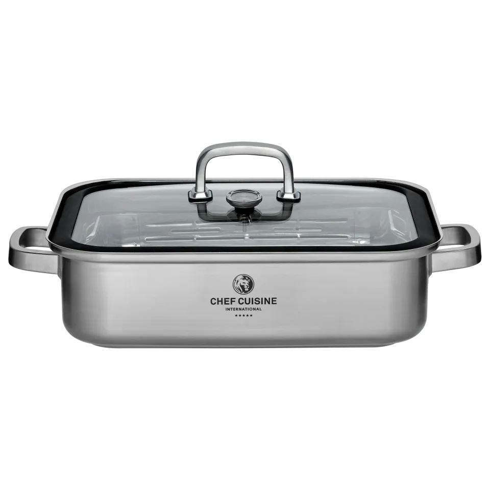chef-cuisine-br-ter-aroma-dampfgarer-edelstahl-mit-glasdeckel image 1