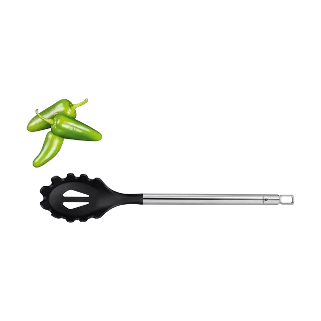 chef-cuisine-k-chenhelfer-spaghettiheber-aus-silikon-mit-edelstahlgriff-34-cm image 1