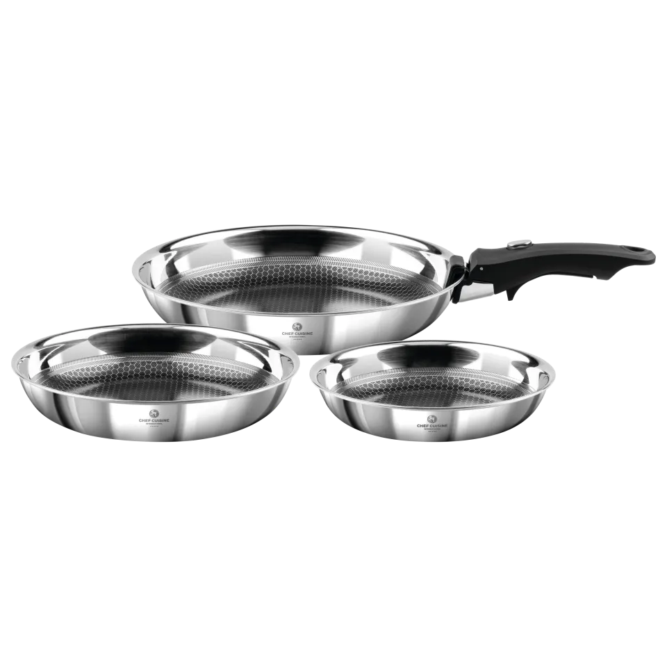 chef-cuisine-honeycomb-pfannen-set-3-tlg-20-24-28-cm-griff image 1