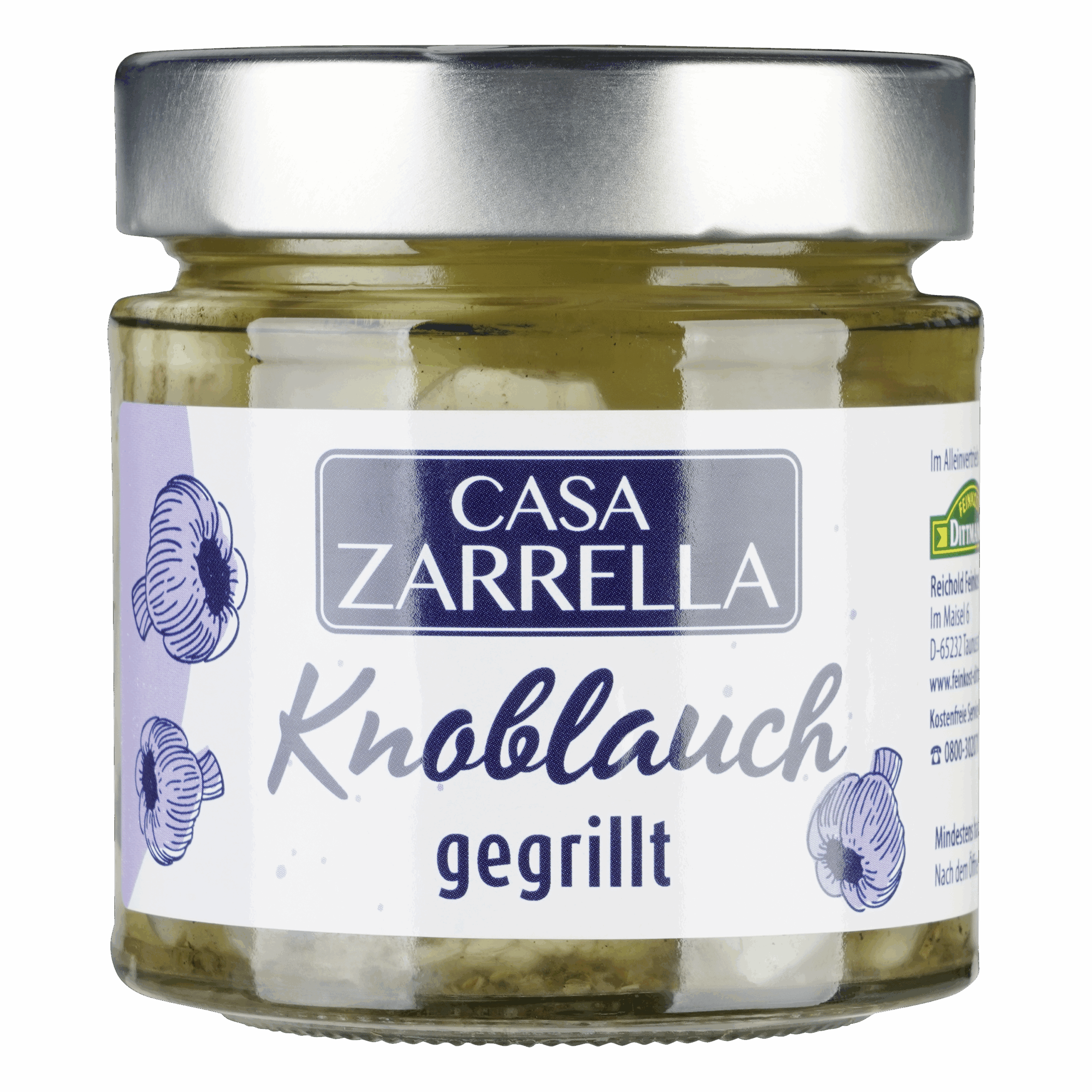 feinkost-dittmann-casa-zarrella-gegrillter-knoblauch-mit-thymian image 1