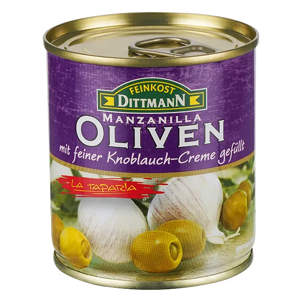 feinkost-dittmann-manzanilla-oliven-gr-n-knoblauchcreme image 1